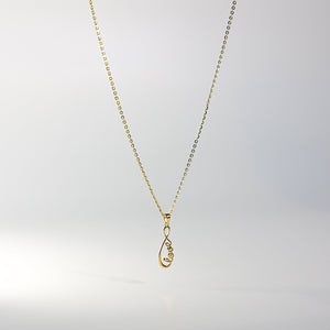 Gold Love Infinity Pendant Model-2370 - Charlie & Co. Jewelry