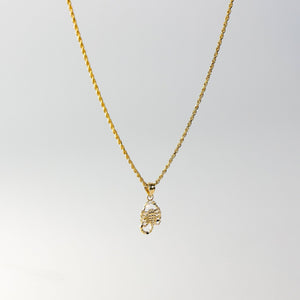 Gold Scorpion Pendant Model-1587 - Charlie & Co. Jewelry
