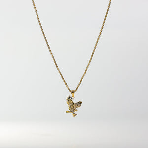 Gold Eagle Pendant Model-1595 - Charlie & Co. Jewelry