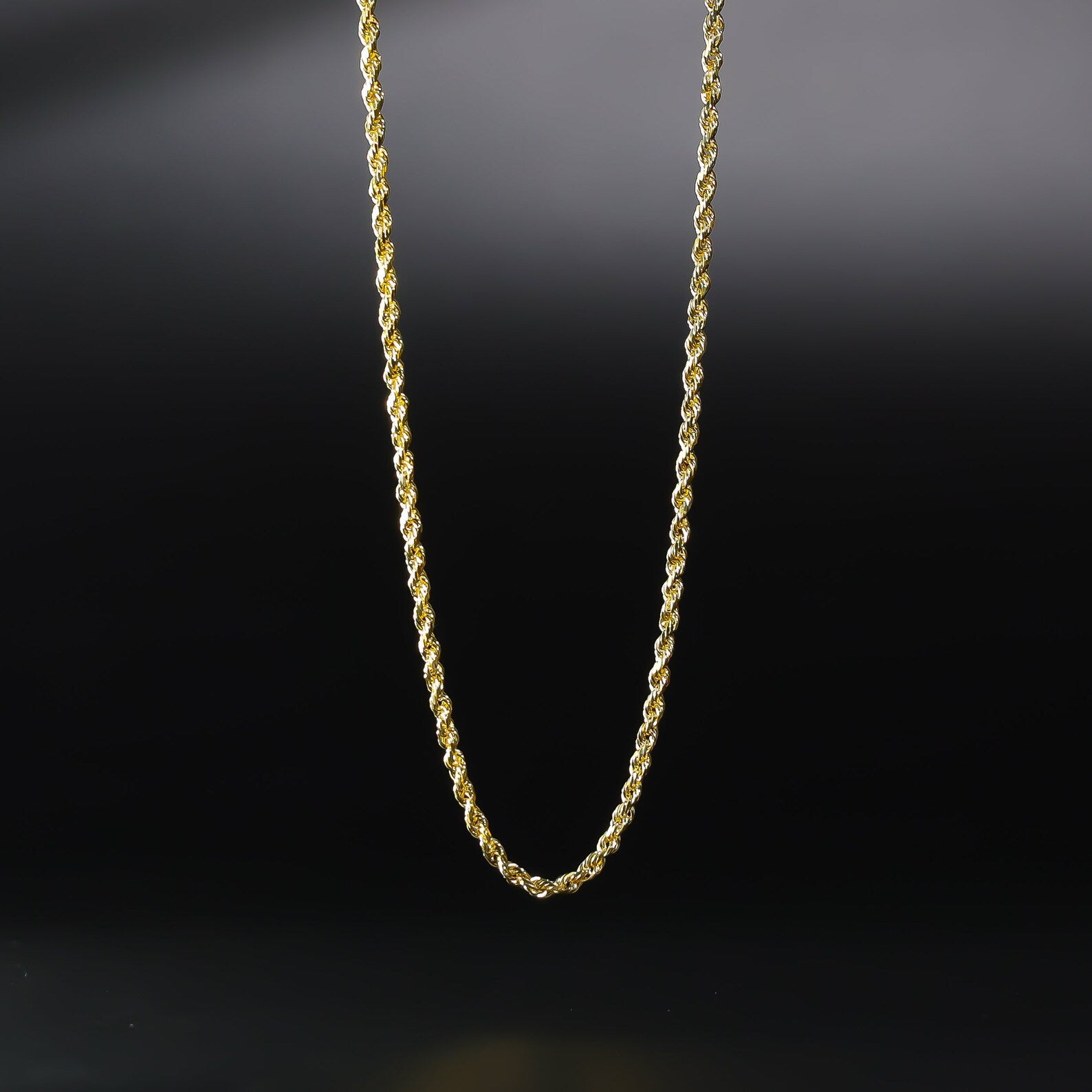 Gold Cornicello Italian Horn Pendant Model-793 - Charlie & Co. Jewelry