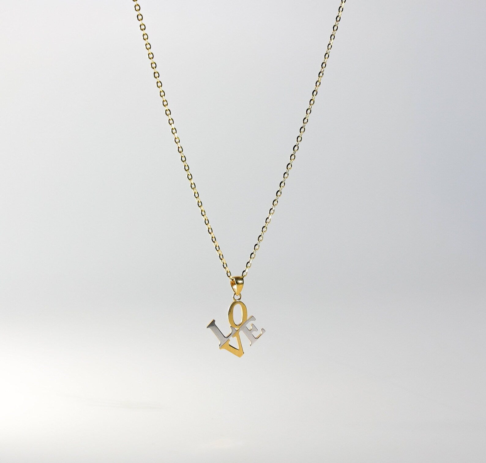 Gold Love Pendant - Charlie & Co. Jewelry