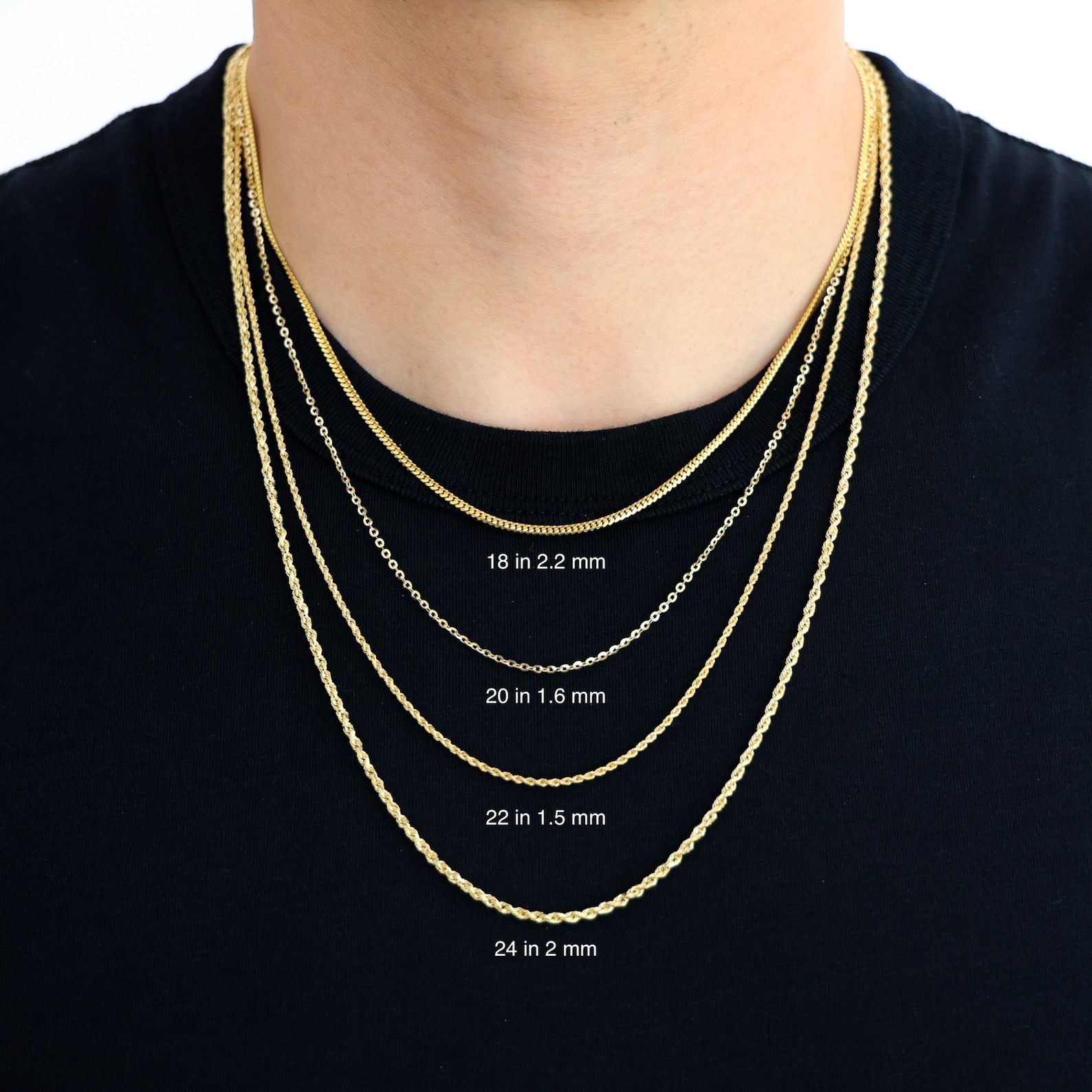 Gold Razor Blade Pendant Model-1986 - Charlie & Co. Jewelry