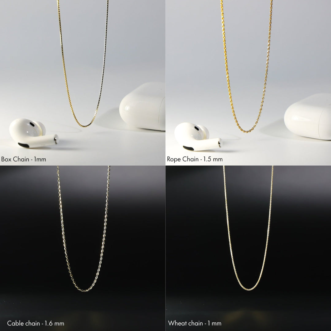 Gold Letter H Pendants | A-Z Gold Pendants - Charlie & Co. Jewelry