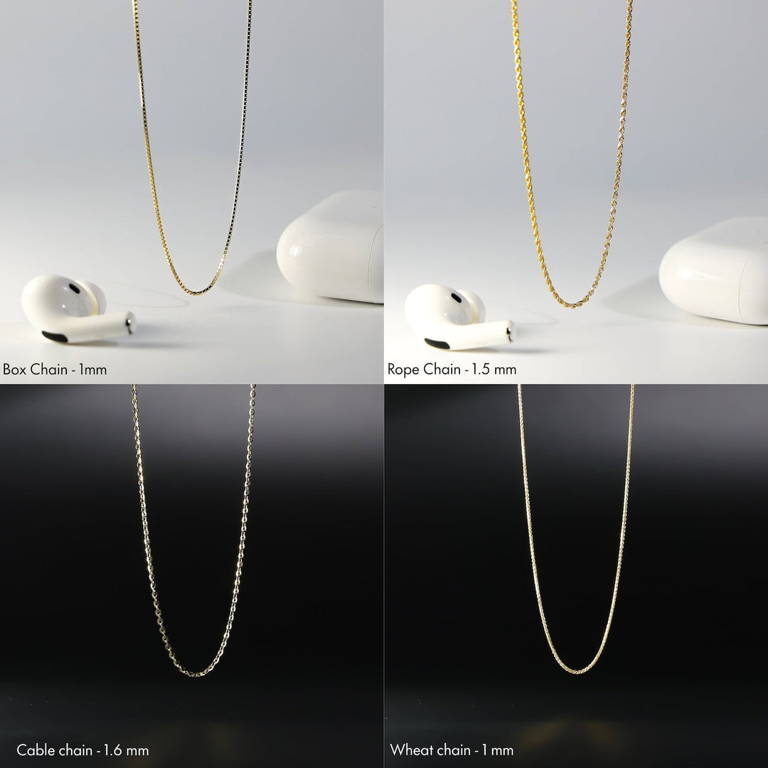 Gold Letter F Pendants | A-Z Gold Pendants - Charlie & Co. Jewelry