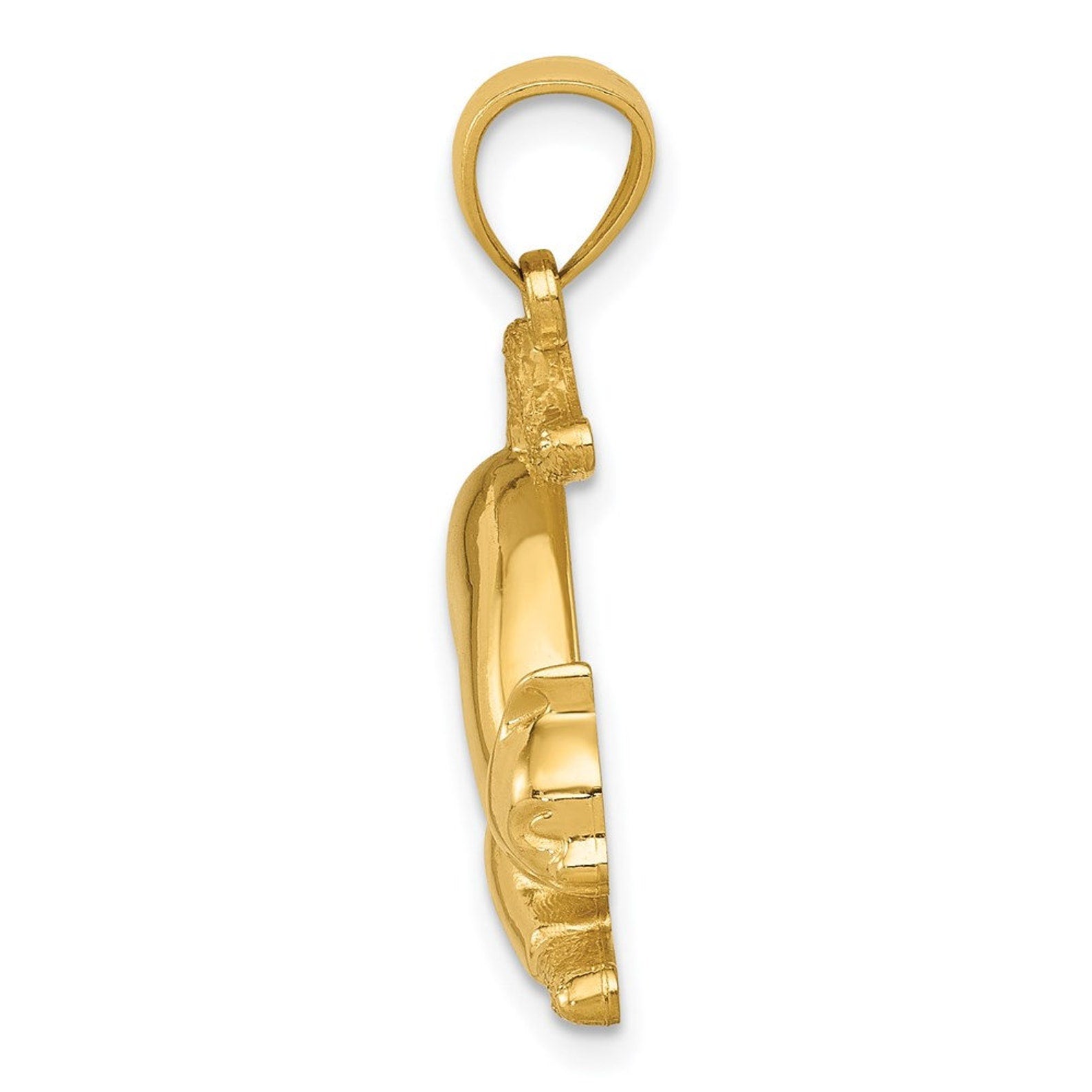 Gold Stretching Cat Pendant - Charlie & Co. Jewelry