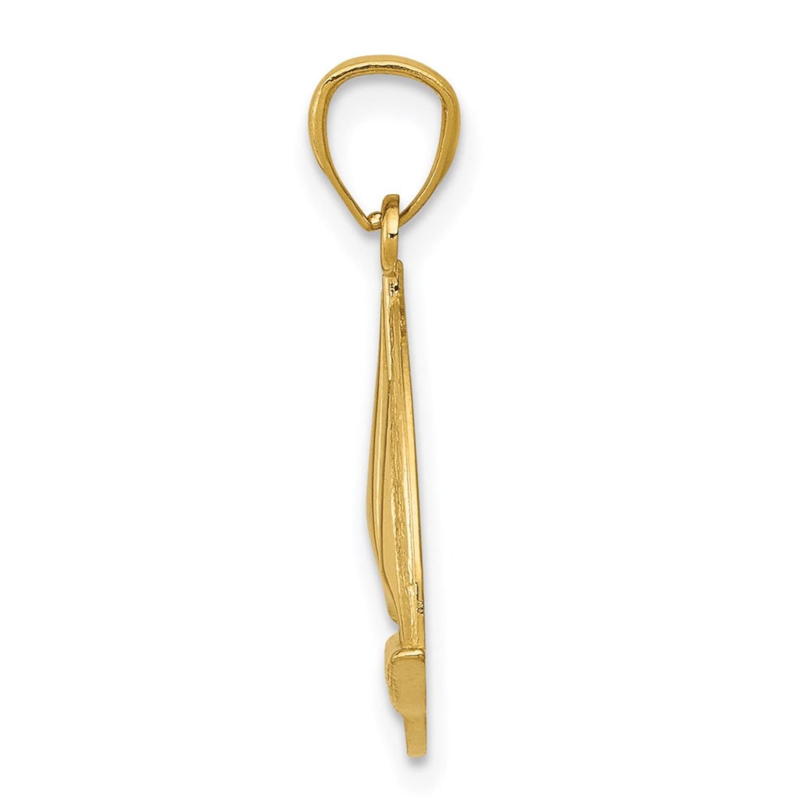 Gold Sailboat Pendant - Charlie & Co. Jewelry