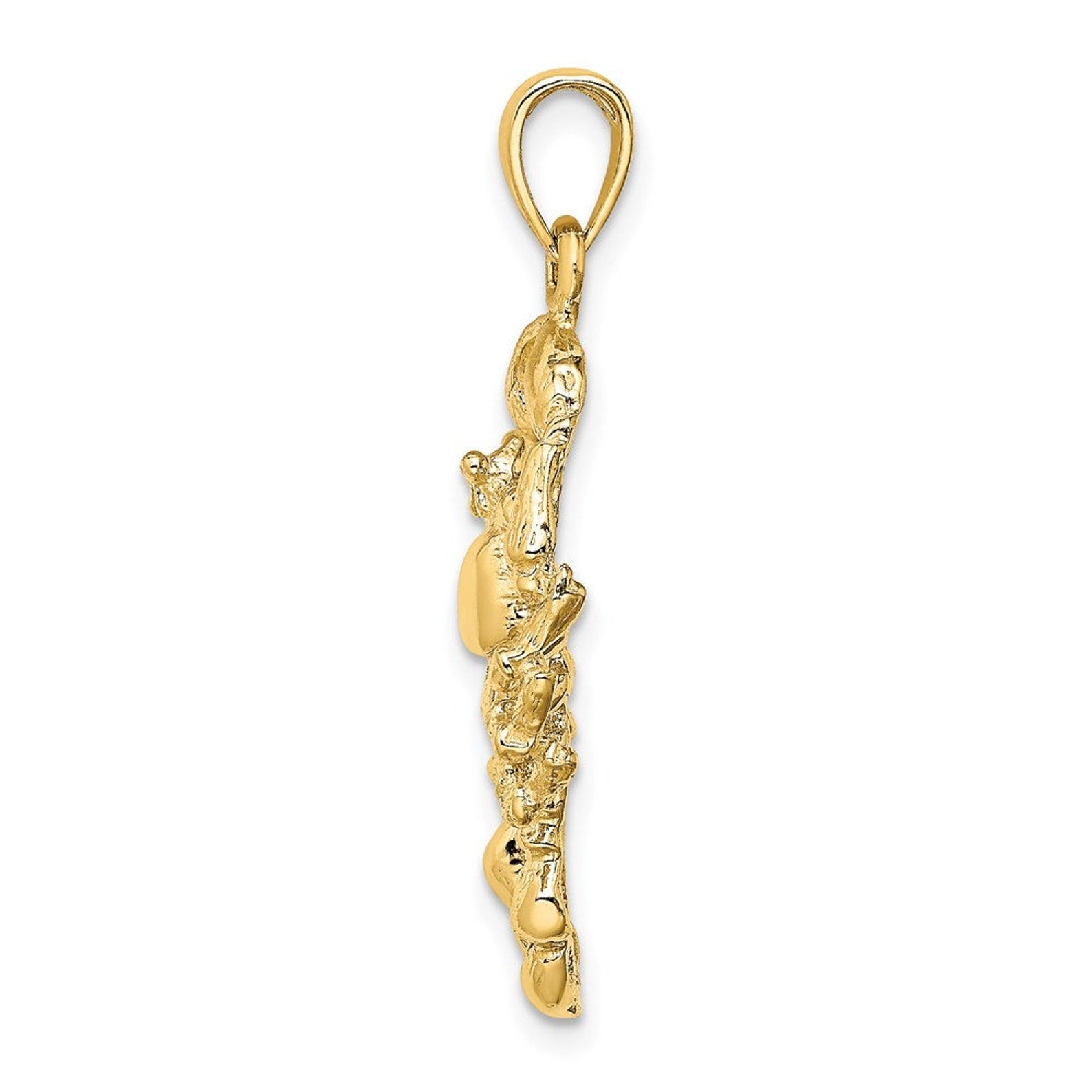 Gold Large Scorpion Pendant - Charlie & Co. Jewelry