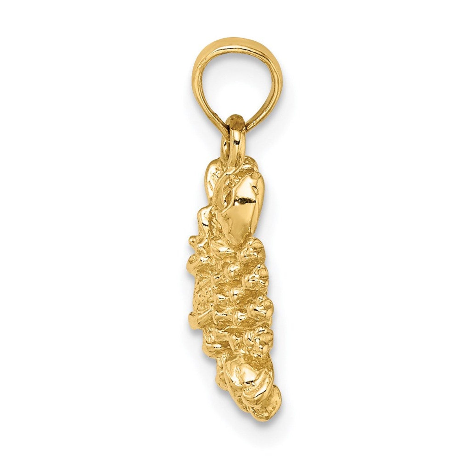 Gold Small 3D Scorpion Pendant - Charlie & Co. Jewelry