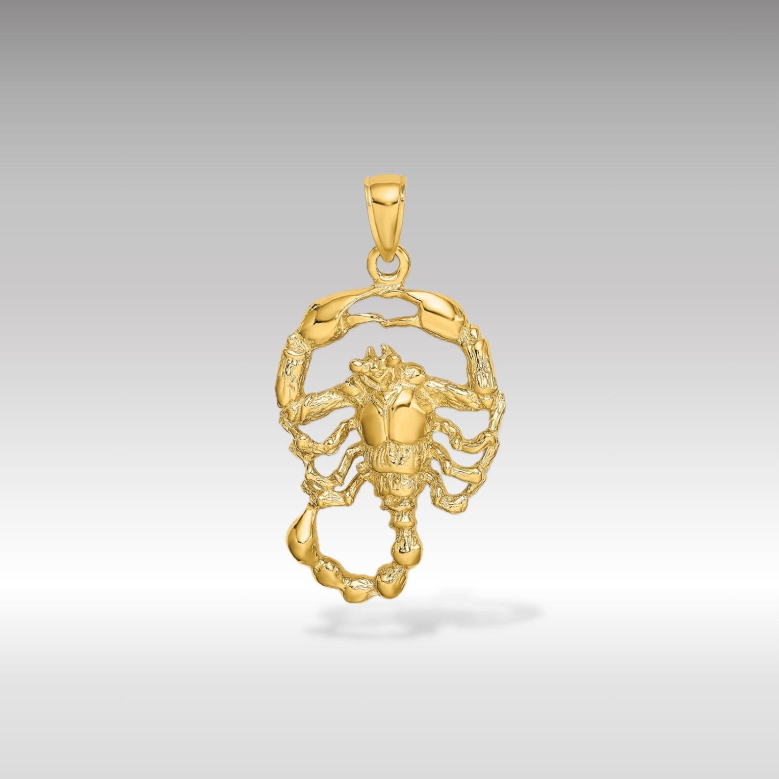 Gold Large Scorpion Pendant - Charlie & Co. Jewelry