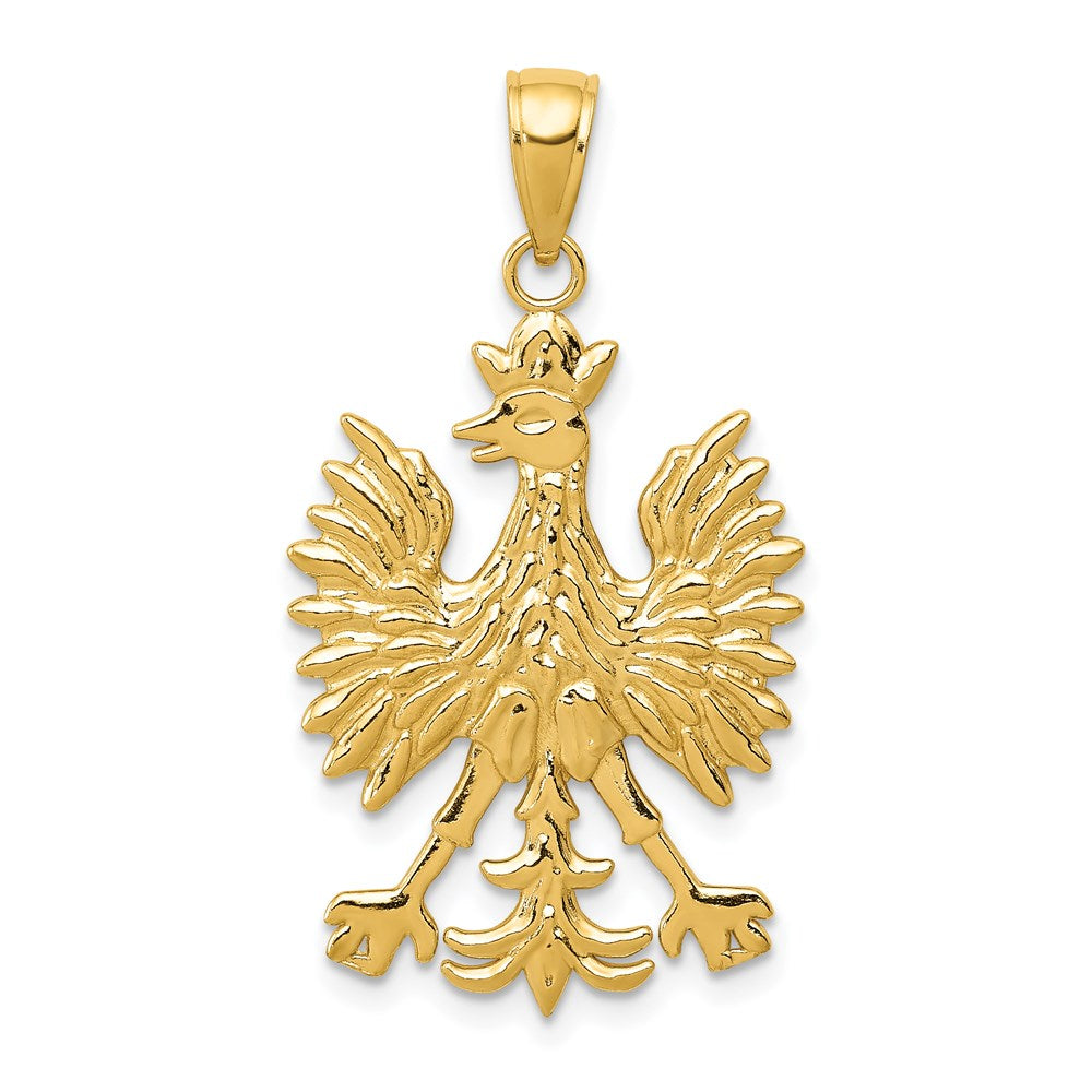 14k Phoenix Mythological Bird Charm - Model K4925 - Charlie & Co. Jewelry