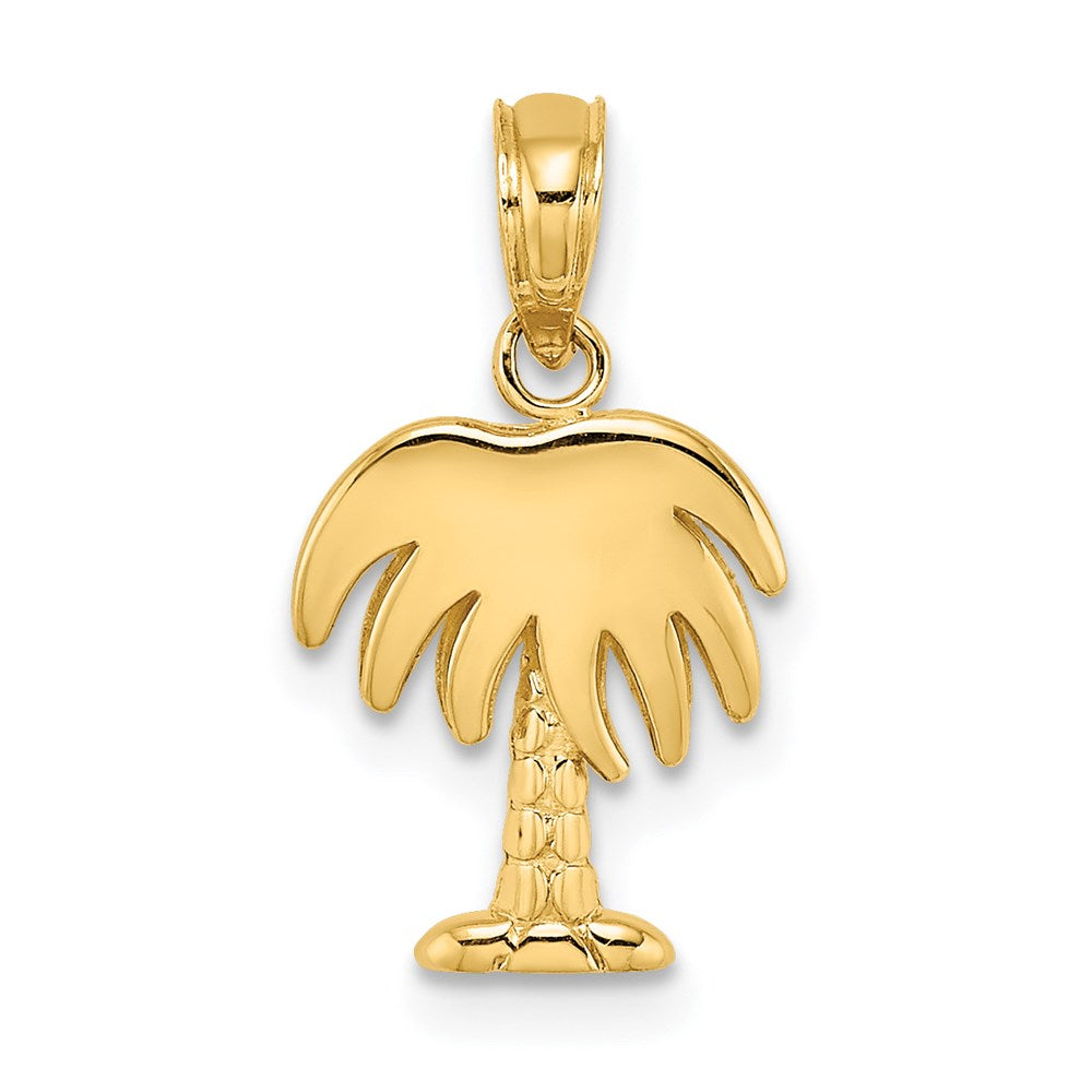 14k Charleston Palm Tree Charm - Model K7991