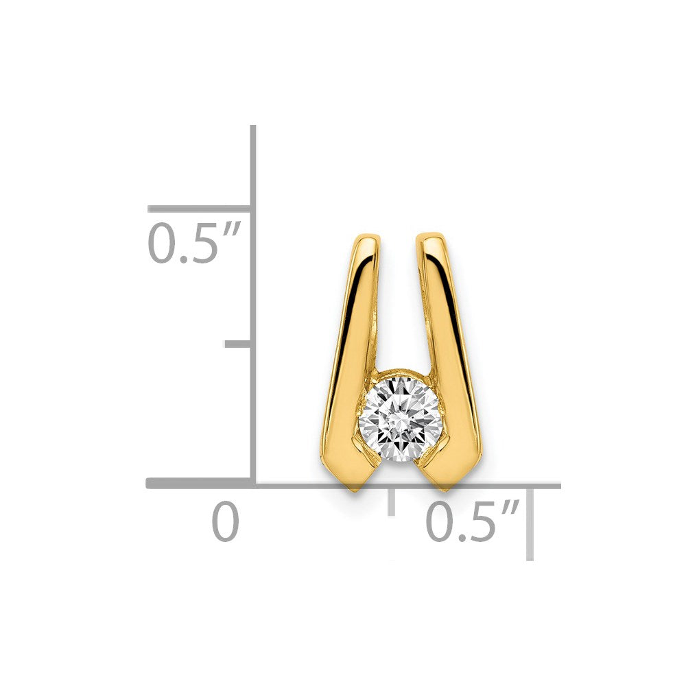 14k Aa 4mm Diamond Slide - Model XS502AA