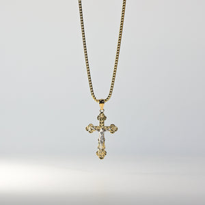 Gold Crucifix Cross Pendant Model-0863 - Charlie & Co. Jewelry