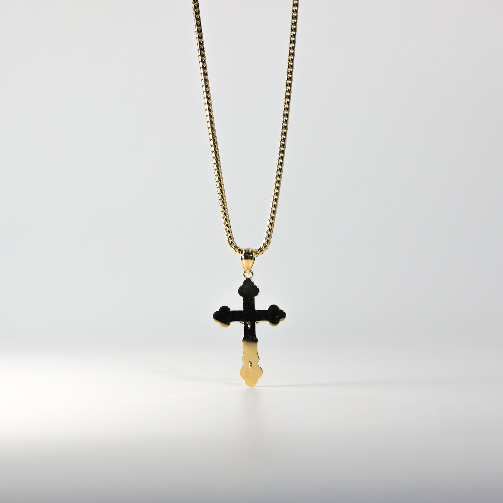 Gold Crucifix Cross Pendant Model-0863 - Charlie & Co. Jewelry