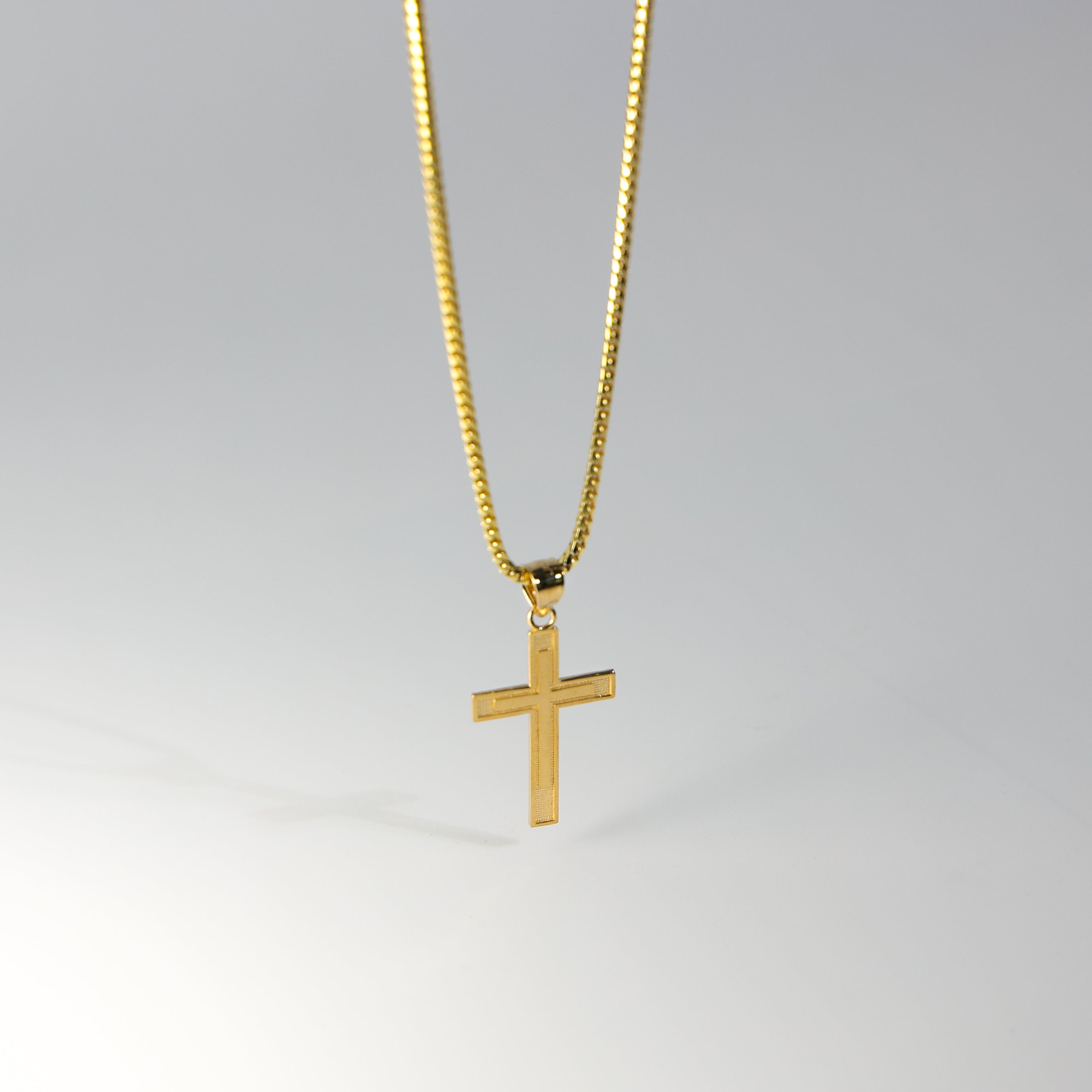 Gold Cross Within A Cross Pendant Model-129 - Charlie & Co. Jewelry
