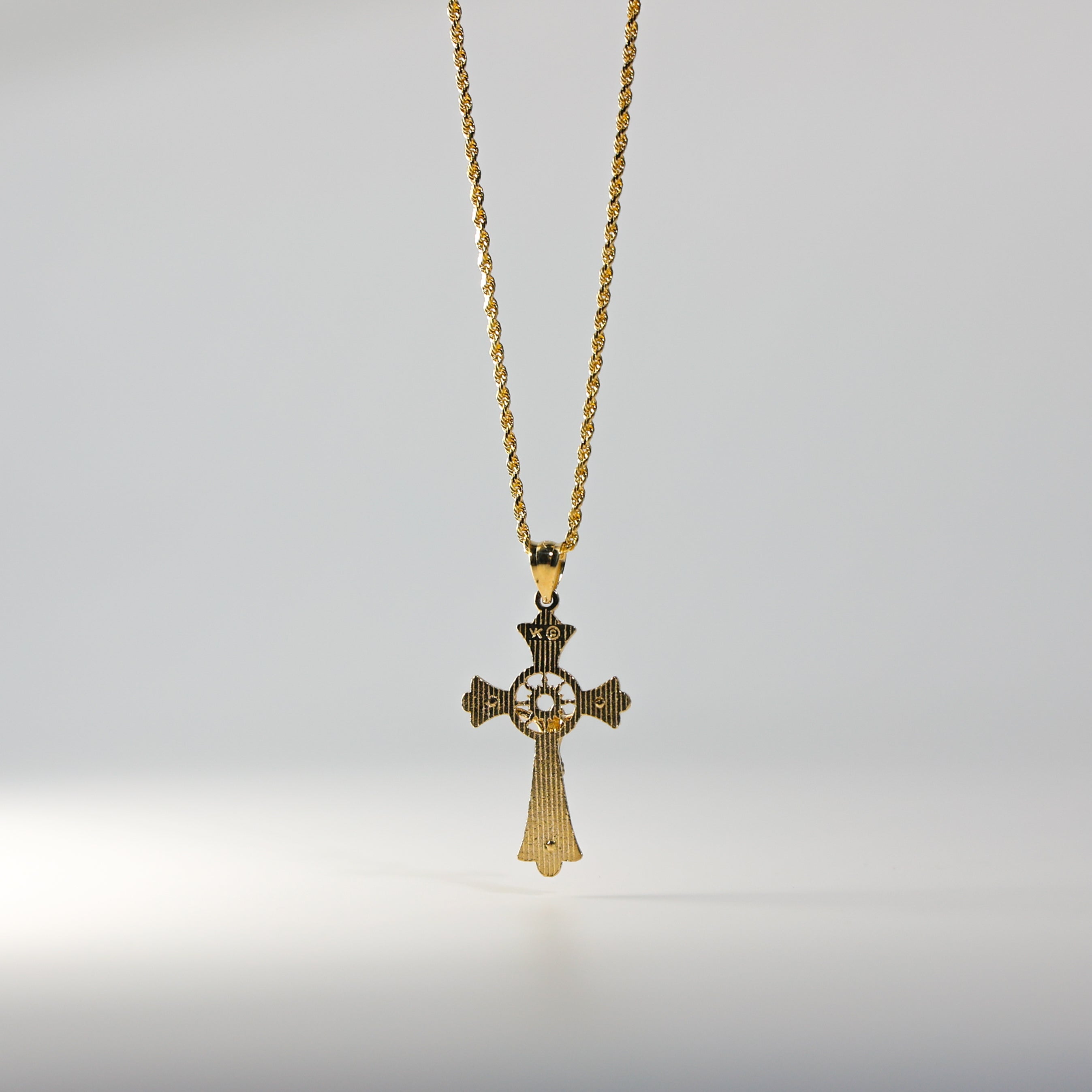 Gold Jesus Crucifix Cross Pendant Model-1004 - Charlie & Co. Jewelry