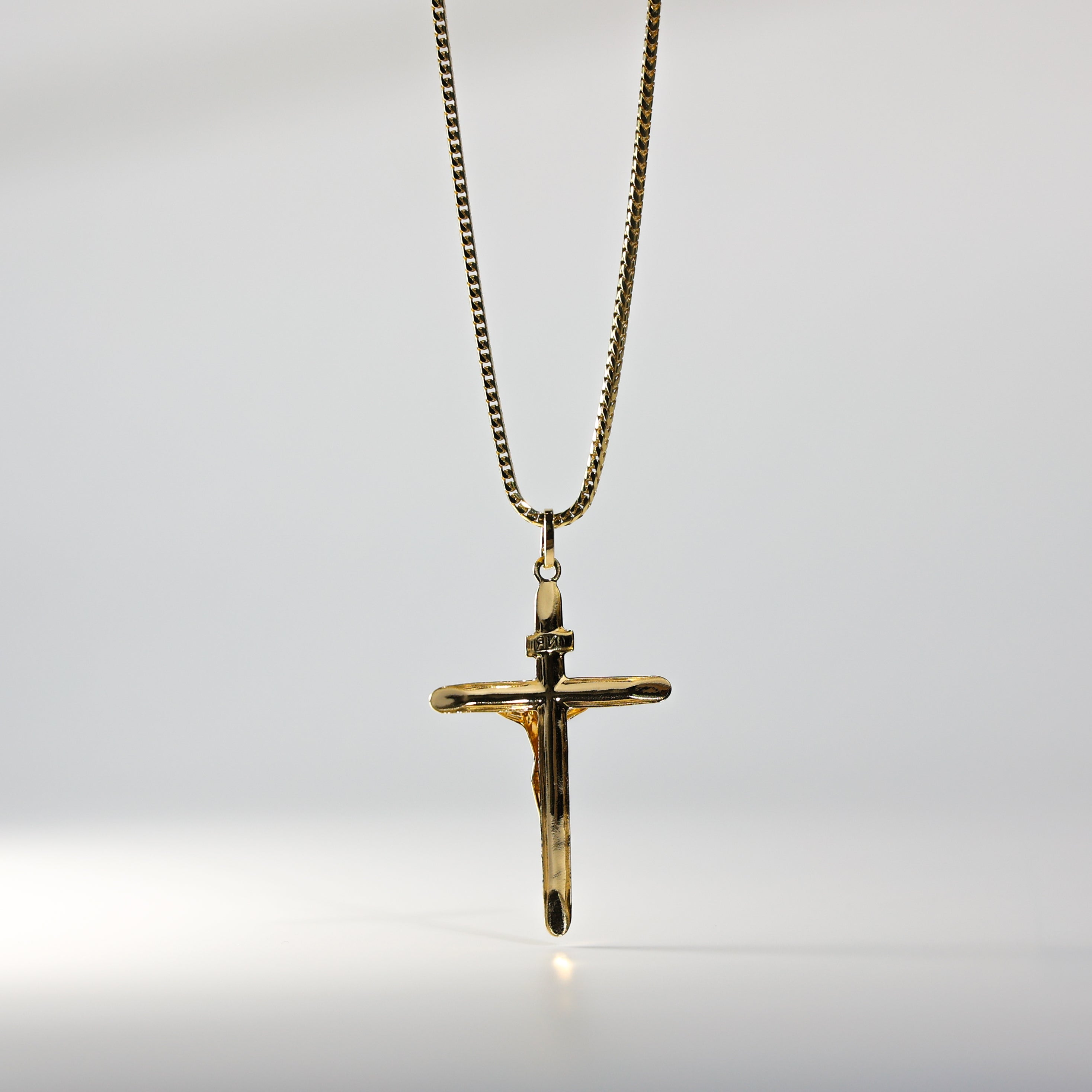 Gold Classic Beautiful Cross Pendant Model-0854 - Charlie & Co. Jewelry