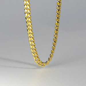Gold 5.7mm Hollow Miami Cuban Chain Model-0541 - Charlie & Co. Jewelry