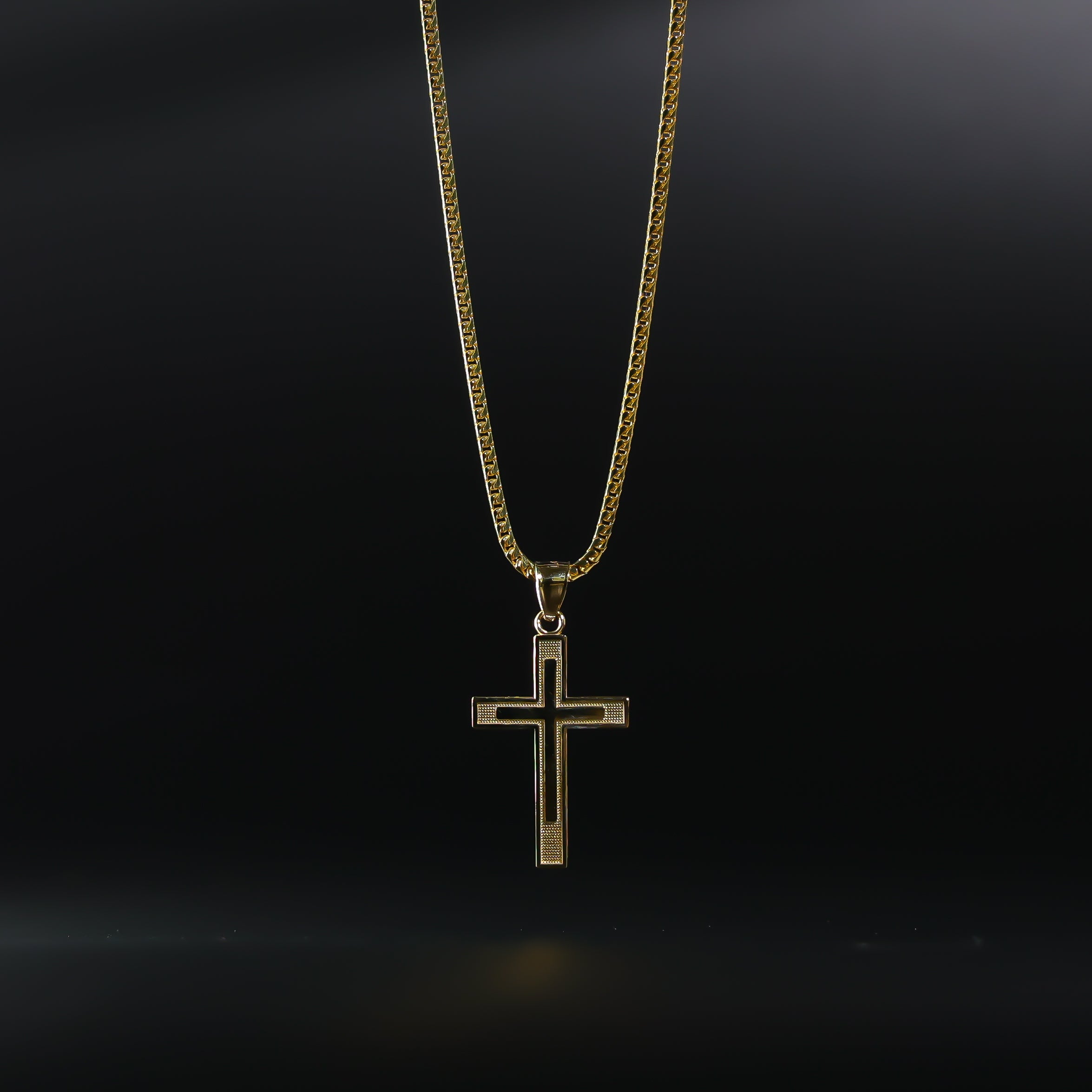 Gold Cross Within A Cross Pendant Model-129 - Charlie & Co. Jewelry