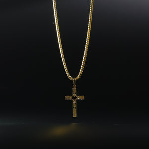 Gold Classic Beautiful Cross Pendant Model-0896 - Charlie & Co. Jewelry