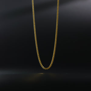 Gold 1.6mm Solid Franco Chain Model-0407 - Charlie & Co. Jewelry