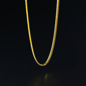 Gold 2.2mm Miami Cuban Chain Model-0522 - Charlie & Co. Jewelry