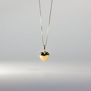 Gold Small Heart Locket Pendant Model-449 - Charlie & Co. Jewelry
