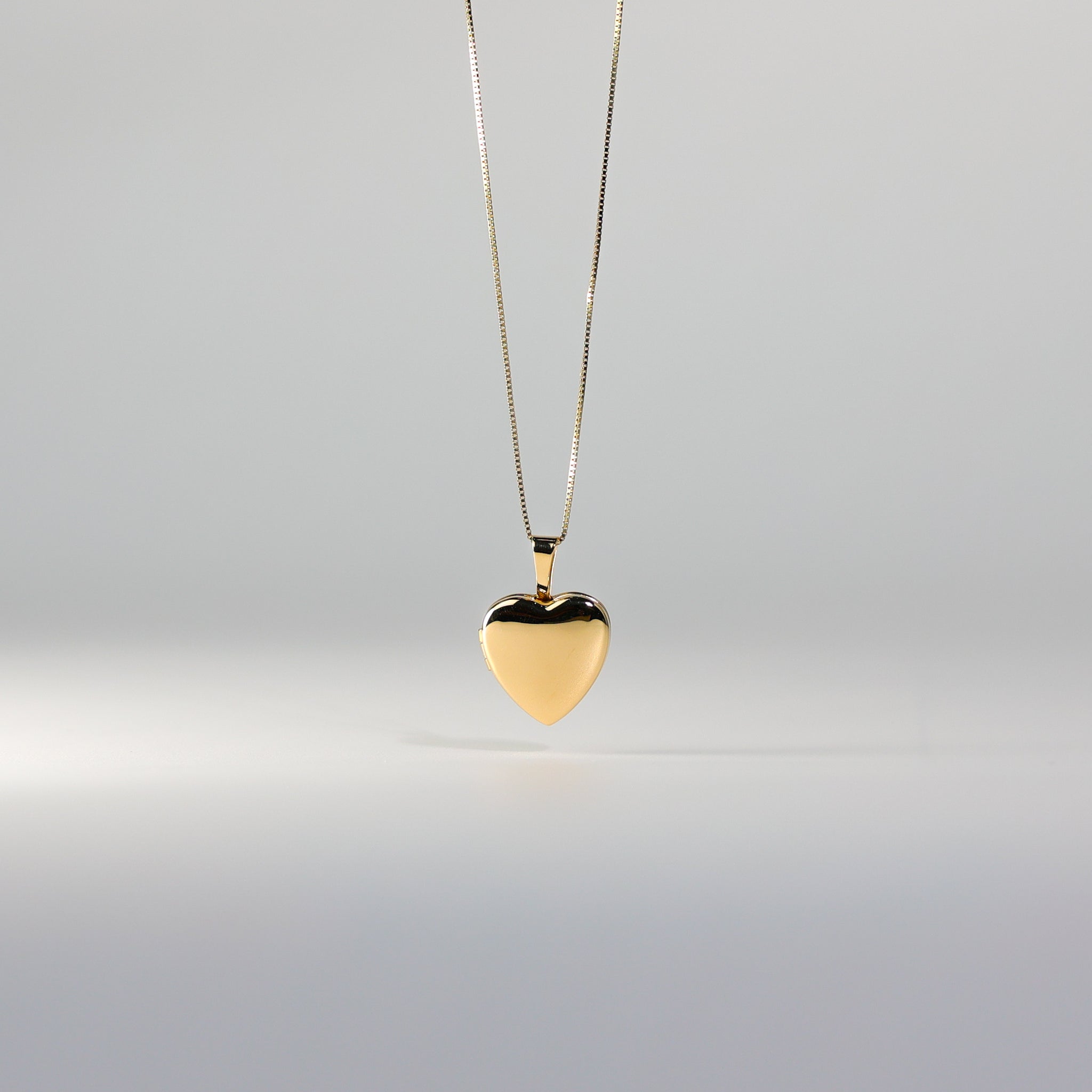 Gold Heart Locket Pendant Model-2041 - Charlie & Co. Jewelry