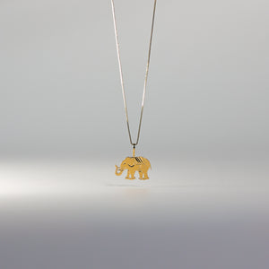 Gold Dainty Elephant Charm Model-1629 - Charlie & Co. Jewelry