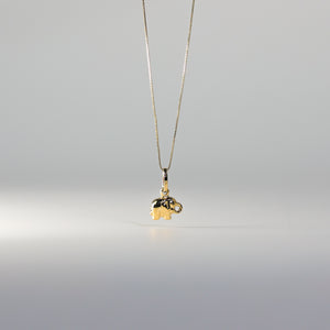 Gold Tiny Elephant Charm Model-493 - Charlie & Co. Jewelry