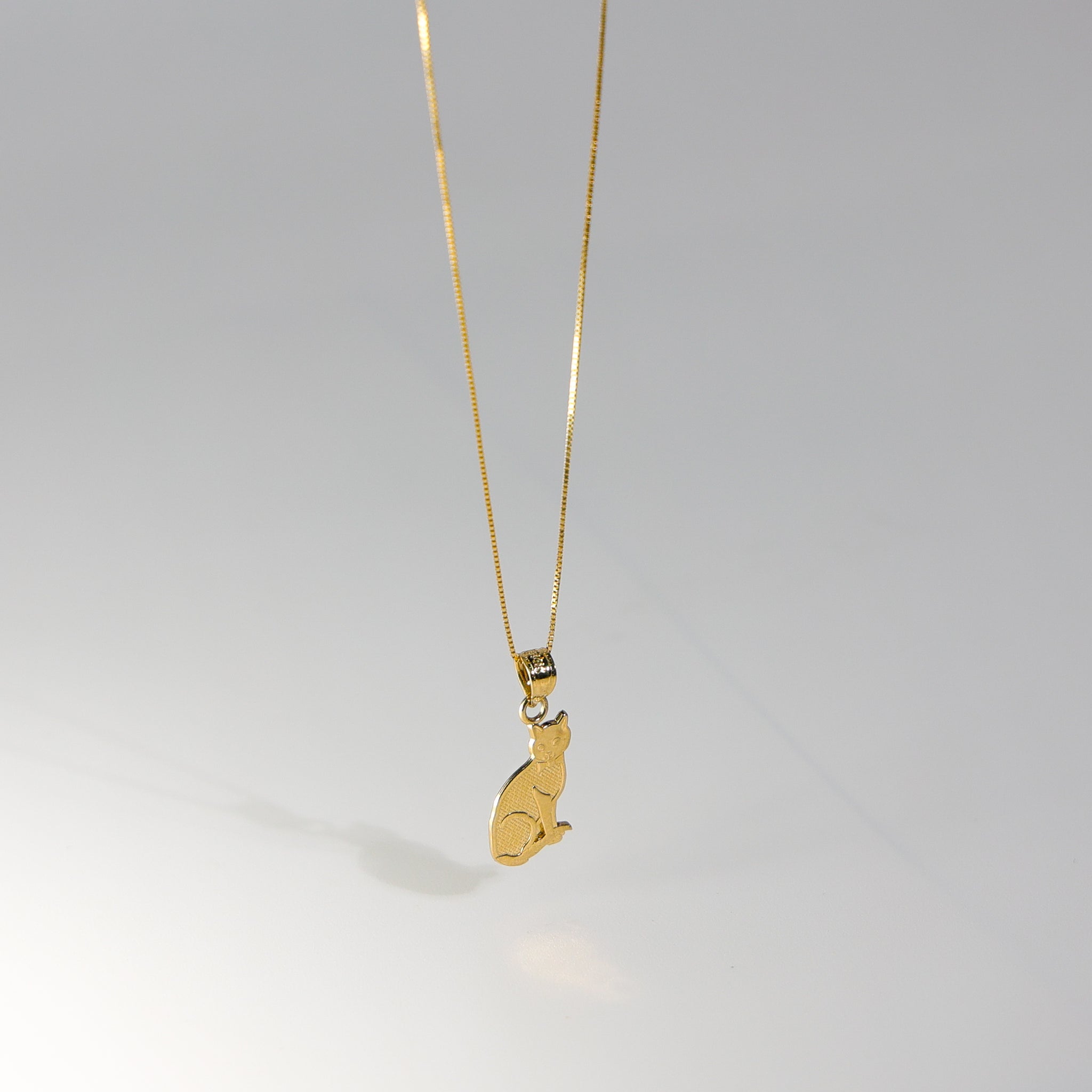 Gold Angel Kitty Charm Necklace – Mark Poulin Jewelry