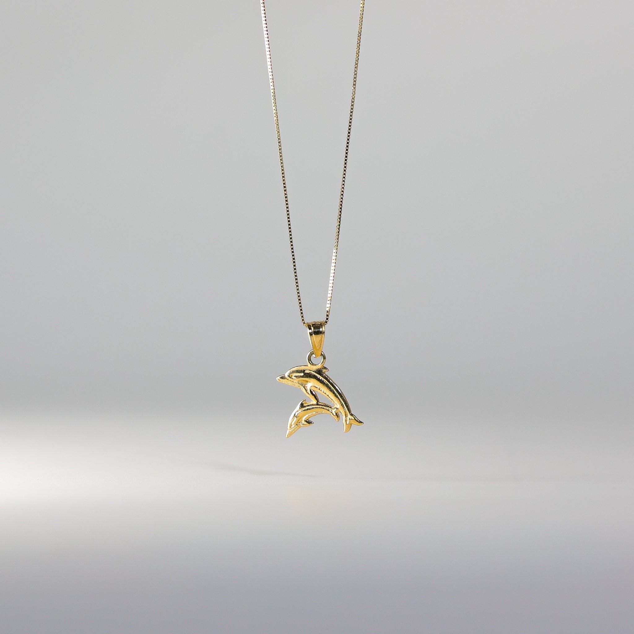Buy Diamond Studded Romi Rose Gold Dolphin Pair Kids Pendant with Chain on  Pure 925 Silver Online - Twenty One Jewels – Twenty One Jewels