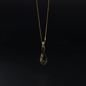 Gold Love Infinity Pendant Model-2370 - Charlie & Co. Jewelry