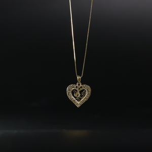 14K Gold I Love You Heart Pendant - Charlie & Co. Jewelry