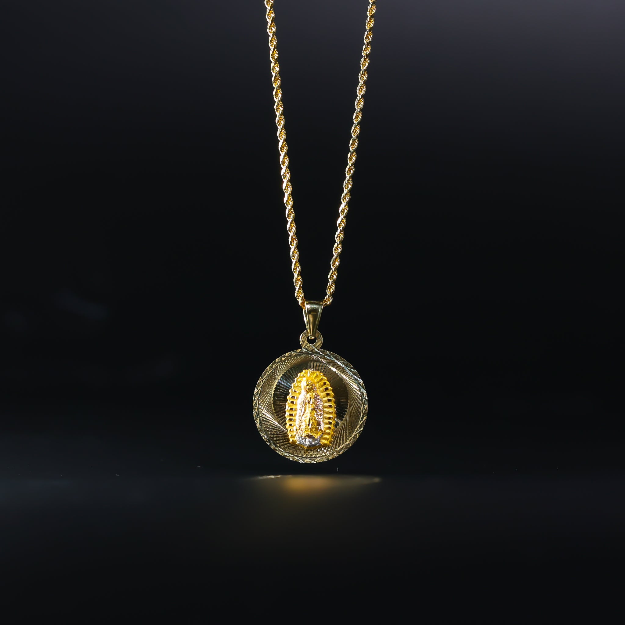 Virgin Mary Necklace Gold Plated Jewelry Chains Coin Pendant in South B -  Jewellery, Rapid Households Company | Jiji.co.ke