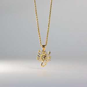 Gold Scorpion Pendant Model-1586 - Charlie & Co. Jewelry