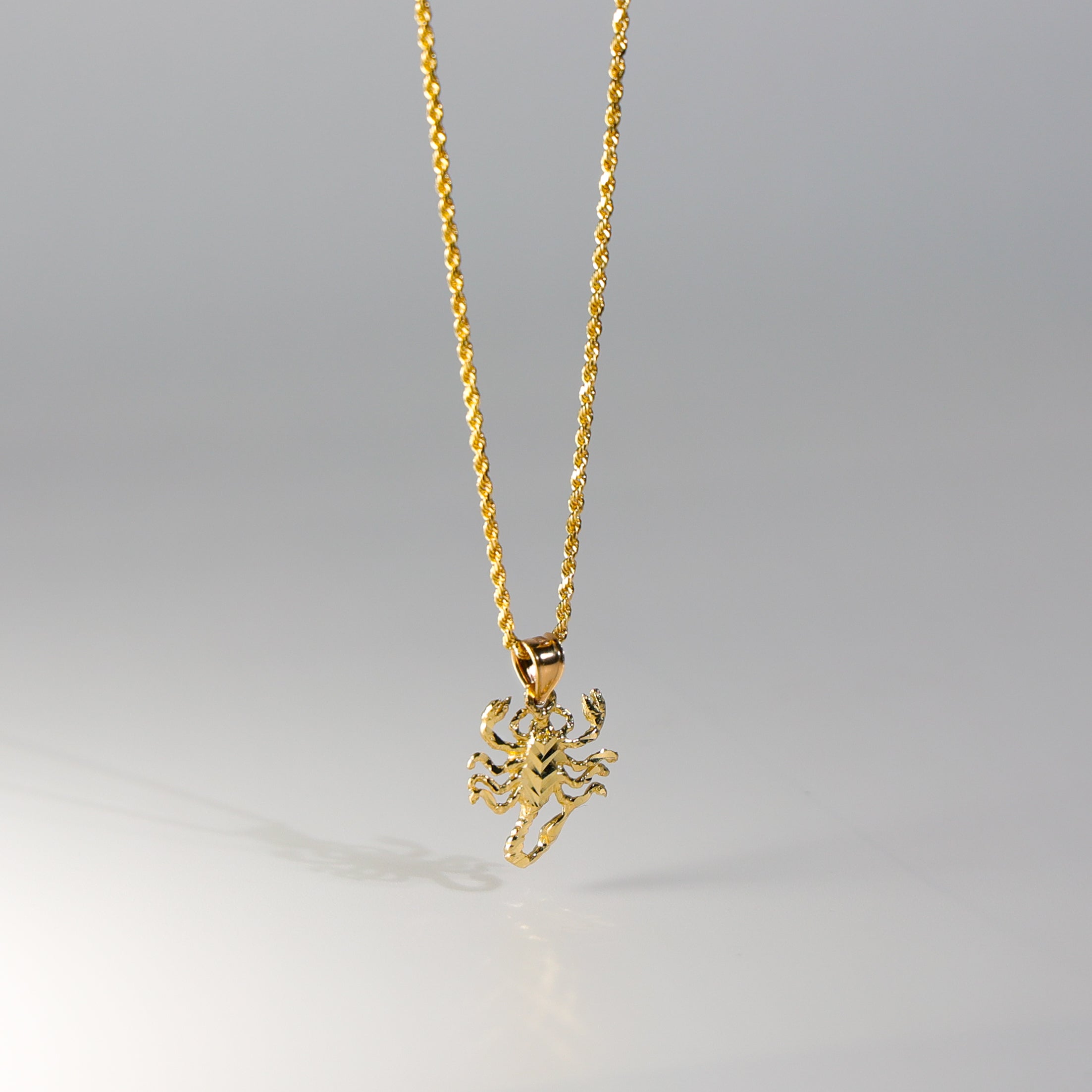 Gold Scorpion Pendant Model-1586 - Charlie & Co. Jewelry