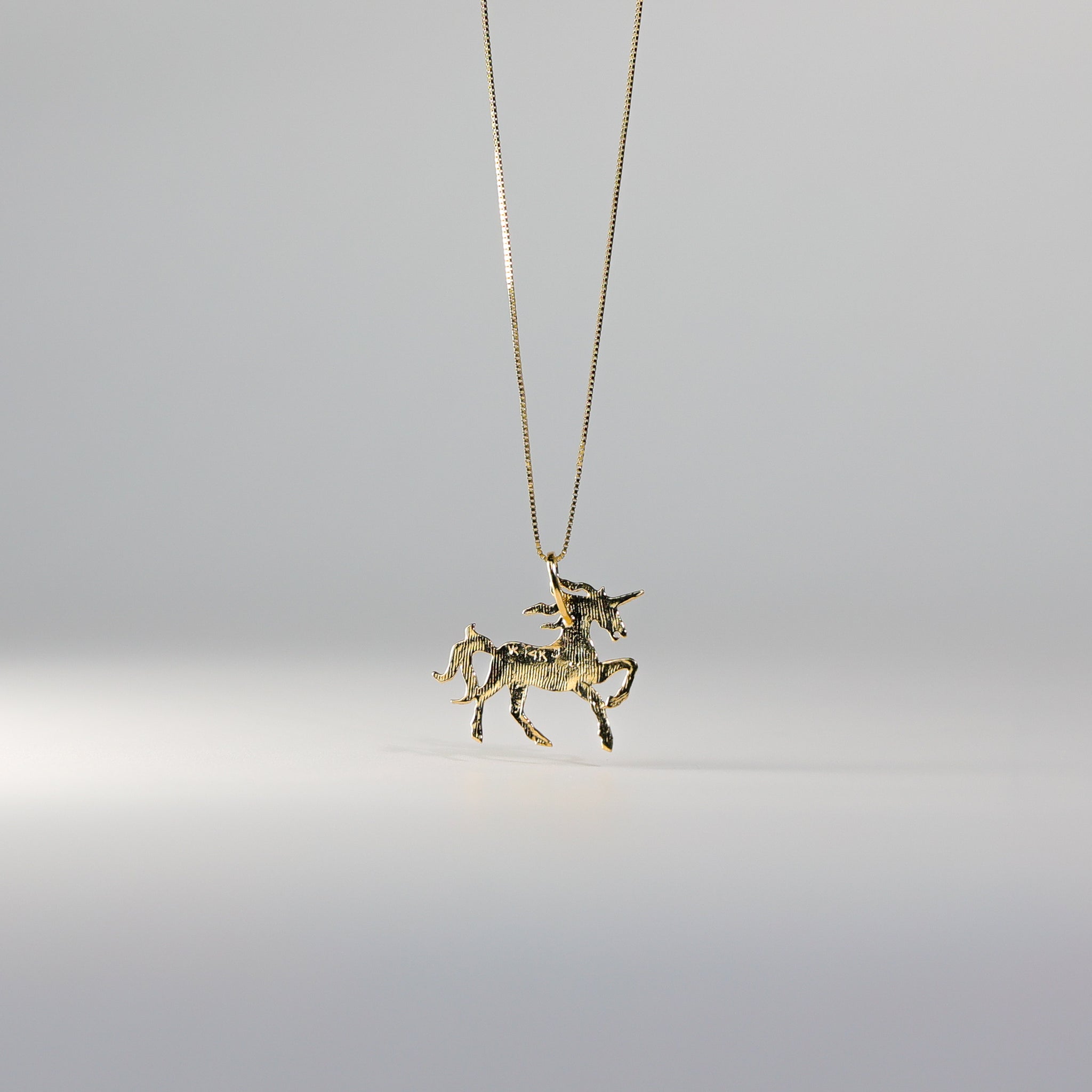 Gold Dainty Unicorn Pendant Model-1650 - Charlie & Co. Jewelry