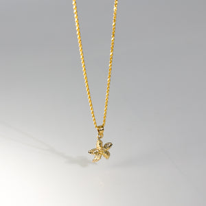 Gold Starfish Pendant Model-1689 - Charlie & Co. Jewelry