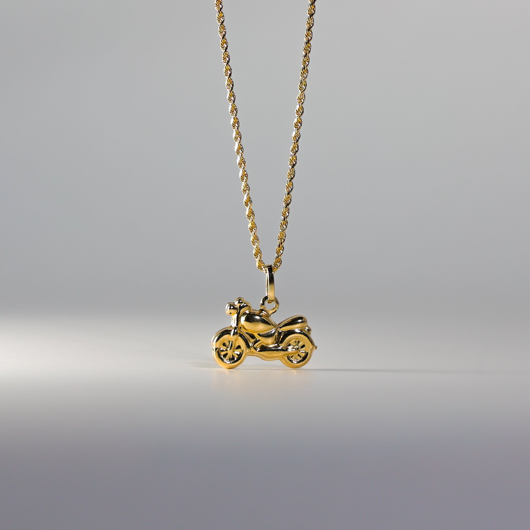 Gold Bike Pendant Model-1708 - Charlie & Co. Jewelry