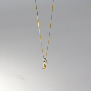 Gold Tiny High Heels Pendant Model-1703 - Charlie & Co. Jewelry