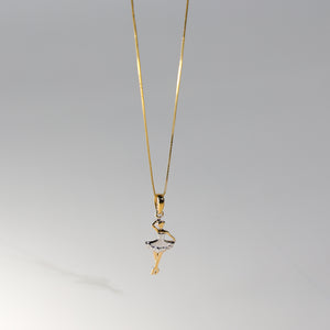 Gold Dancing Ballerina Pendant Model-772 - Charlie & Co. Jewelry