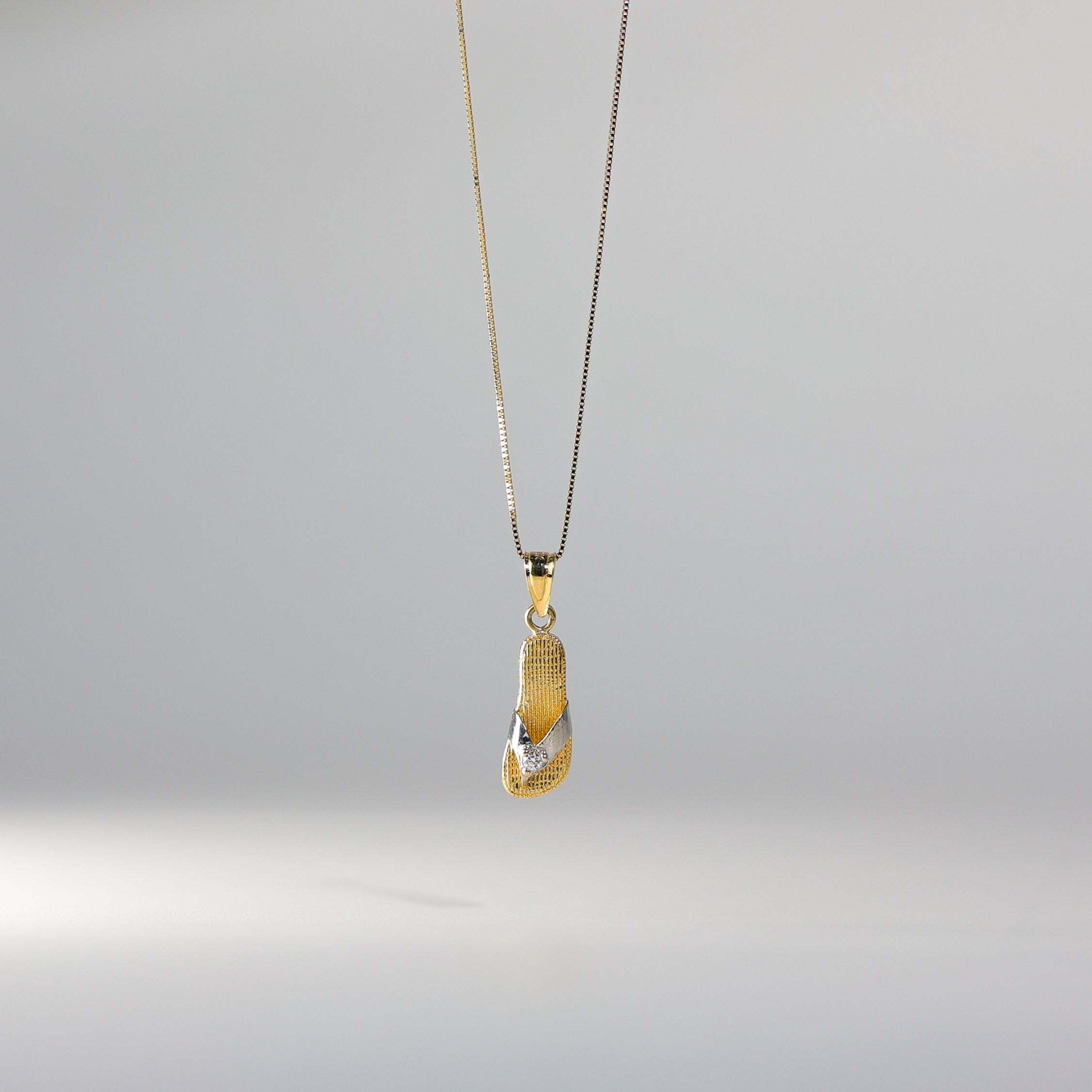 Gold Beach Sandal Pendant Model-1702 - Charlie & Co. Jewelry