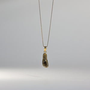 Gold Beach Sandal Pendant Model-1702 - Charlie & Co. Jewelry