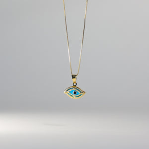Evil Eye 14K Gold Pendant - Charlie & Co. Jewelry