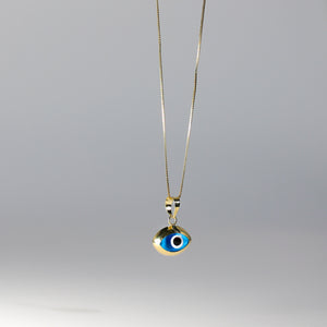 Evil Eye 14K Gold Pendant - Charlie & Co. Jewelry