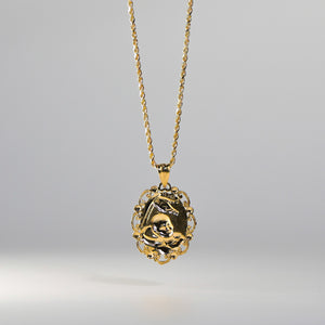 Gold Baptism Communion Pendant Model-1444 - Charlie & Co. Jewelry