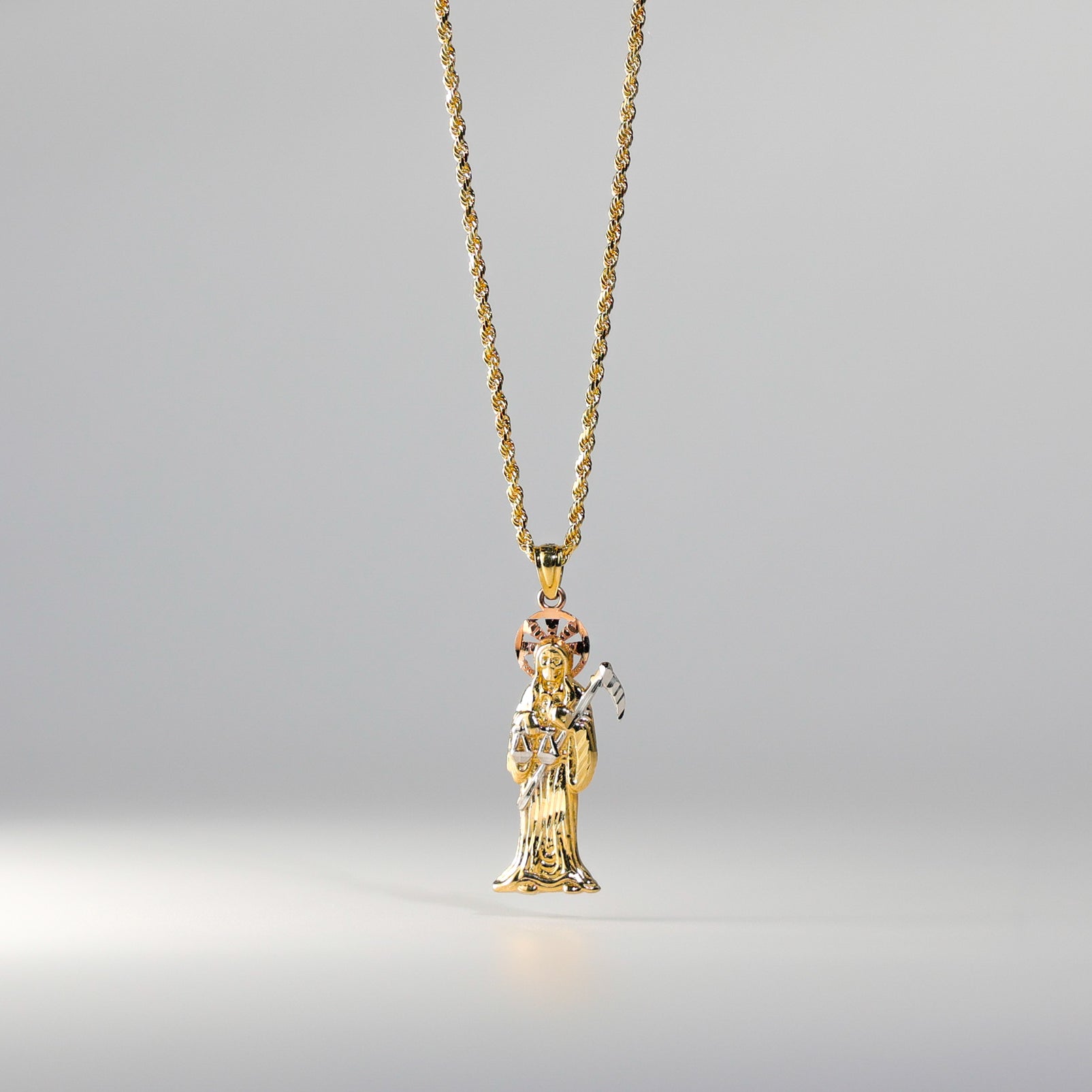 Gold Devil Religious Pendant Model-97 - Charlie & Co. Jewelry