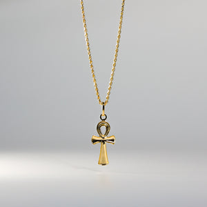 Gold Ankh Cross Religious Pendant Model-137 - Charlie & Co. Jewelry