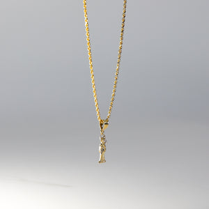 Gold Santa Muerte Devil Pendant Model-99 - Charlie & Co. Jewelry